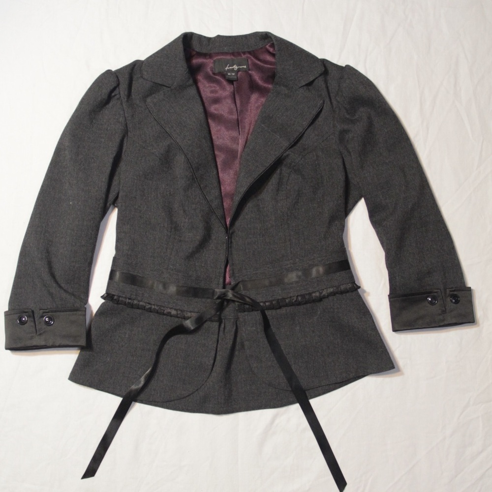 Gray blazer